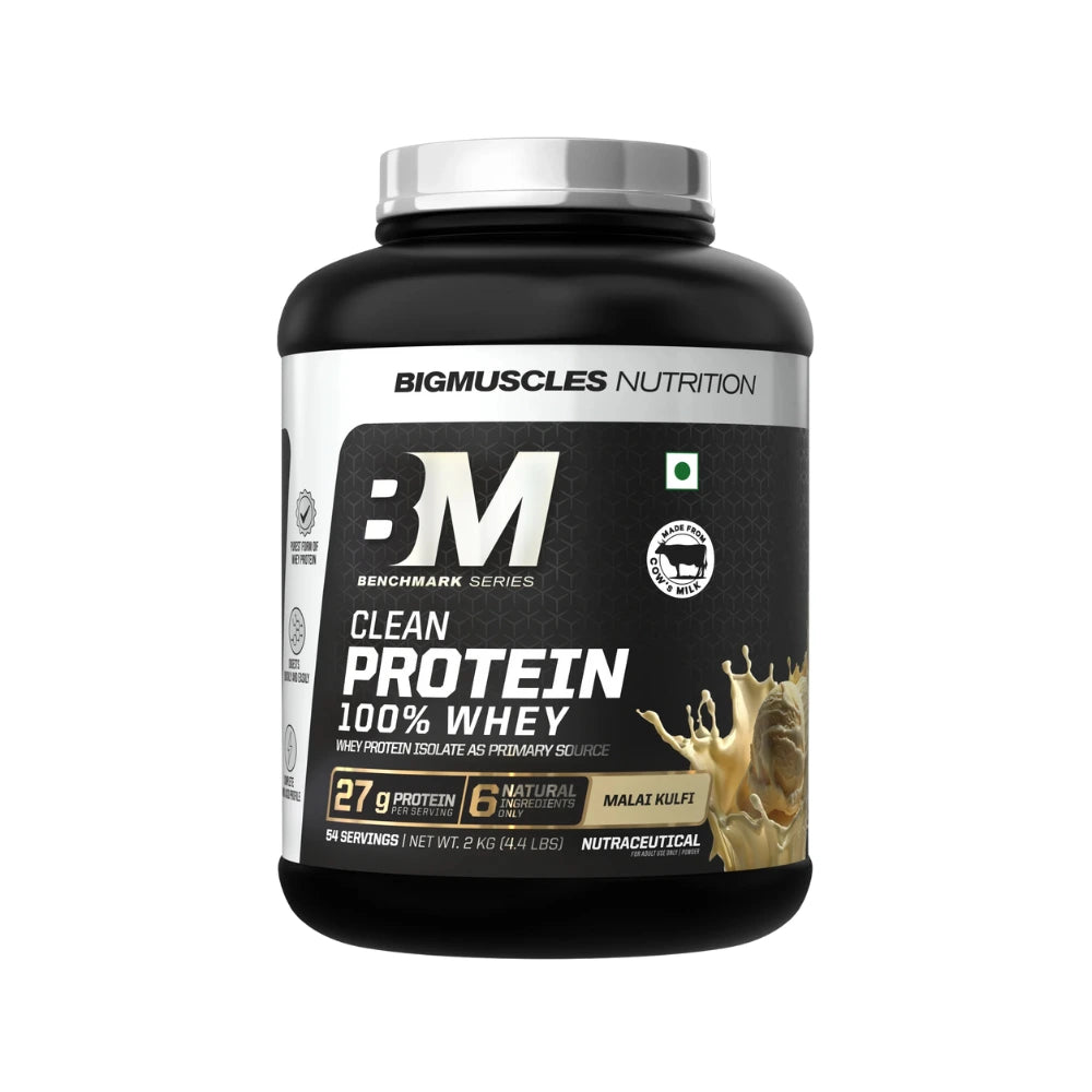 big muscles clean whey malai kulfi