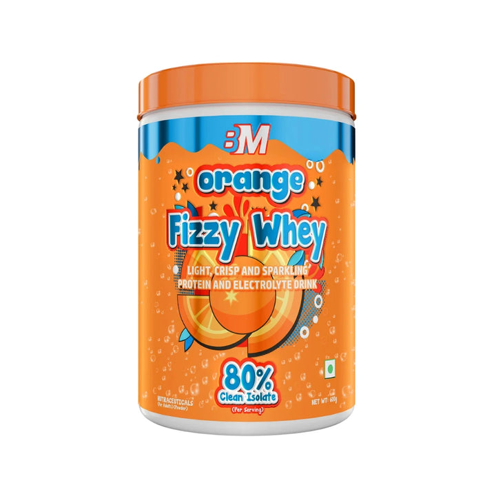 big muscles fizzy whey orange 