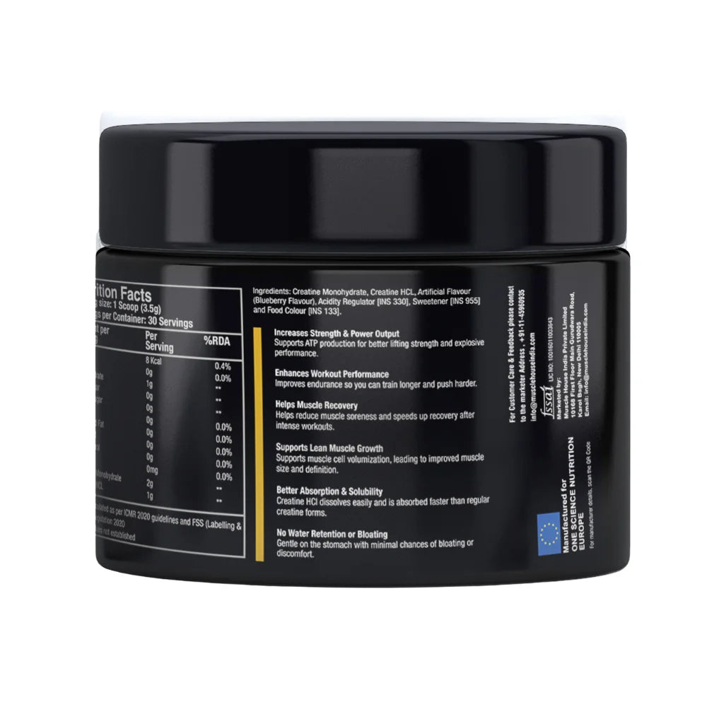 one science creatine matrix 105g nutritional facts