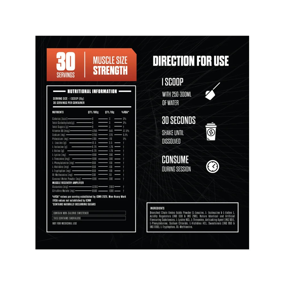 exalt revival eaa nutritional information