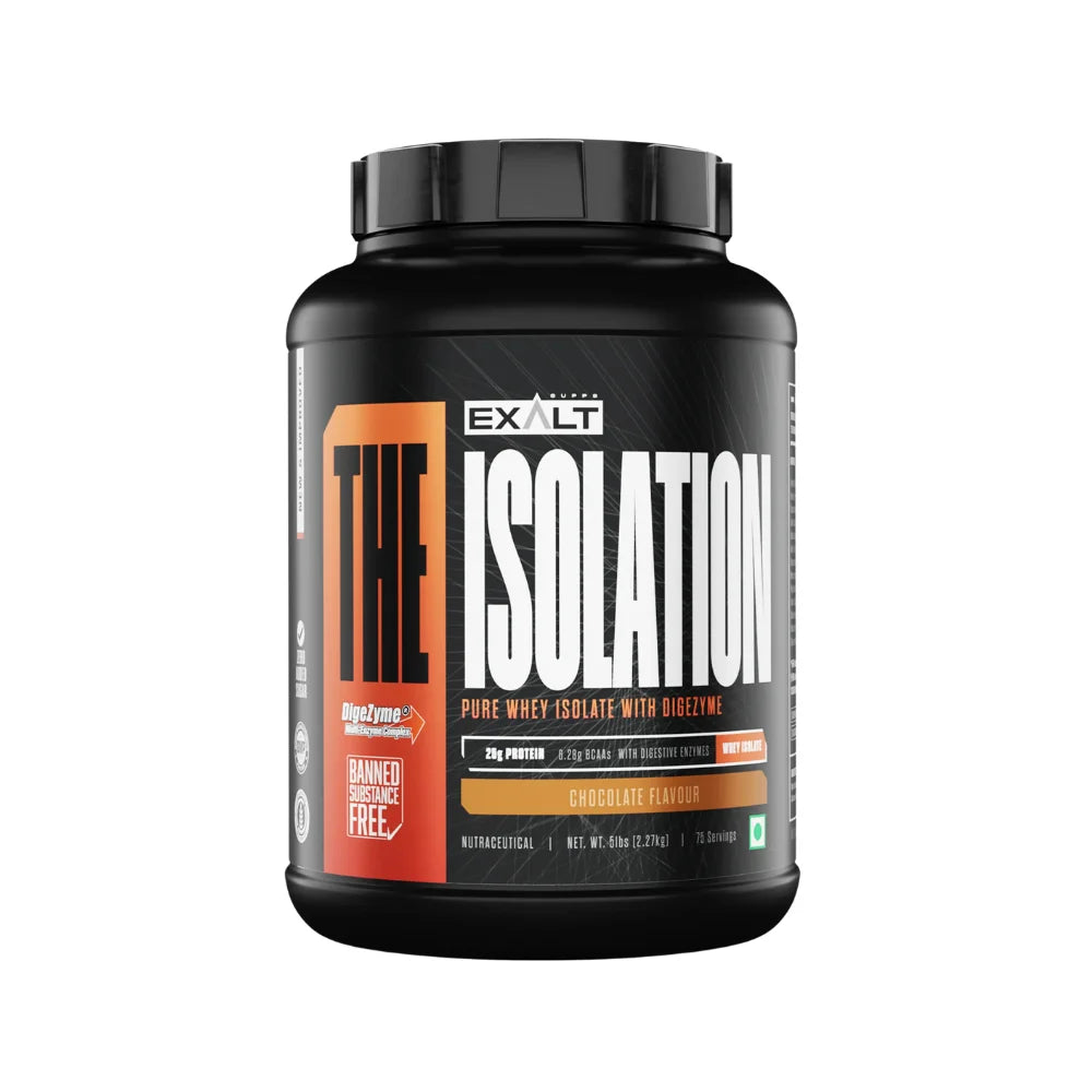 exalt isolation pure whey isolate chocolate 2.27kg