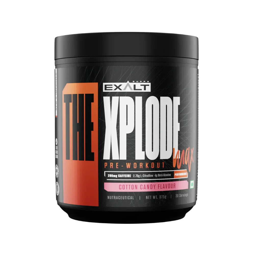 exalt xplode max pre workout cotton candy 375g