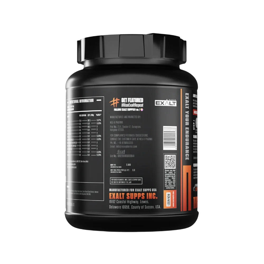 exalt augment complex carbs 1kg benefits