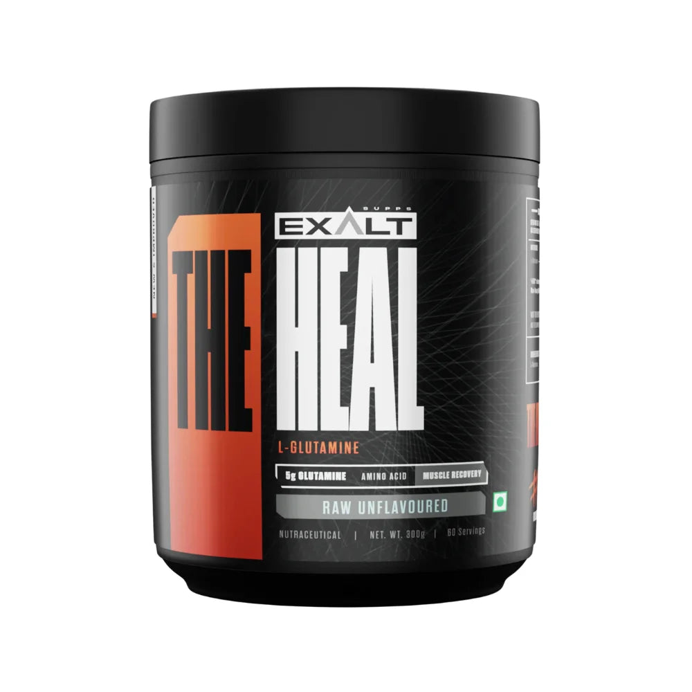 exalt heal l glutamine raw unflavoured 300g
