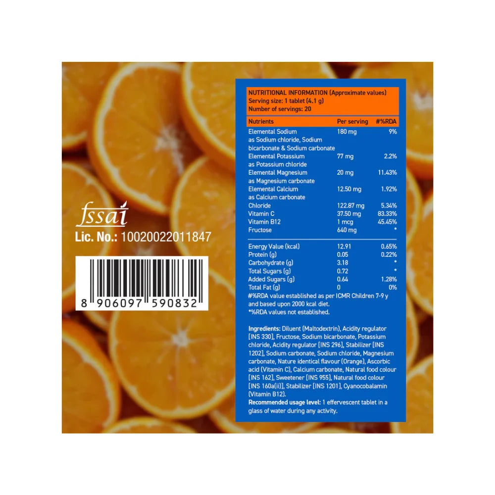 Fast&Up Reload Electrolytes Effervescent Tablets