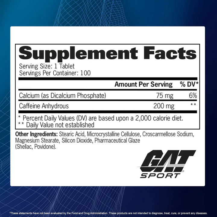 GAT Caffeine Ingredients