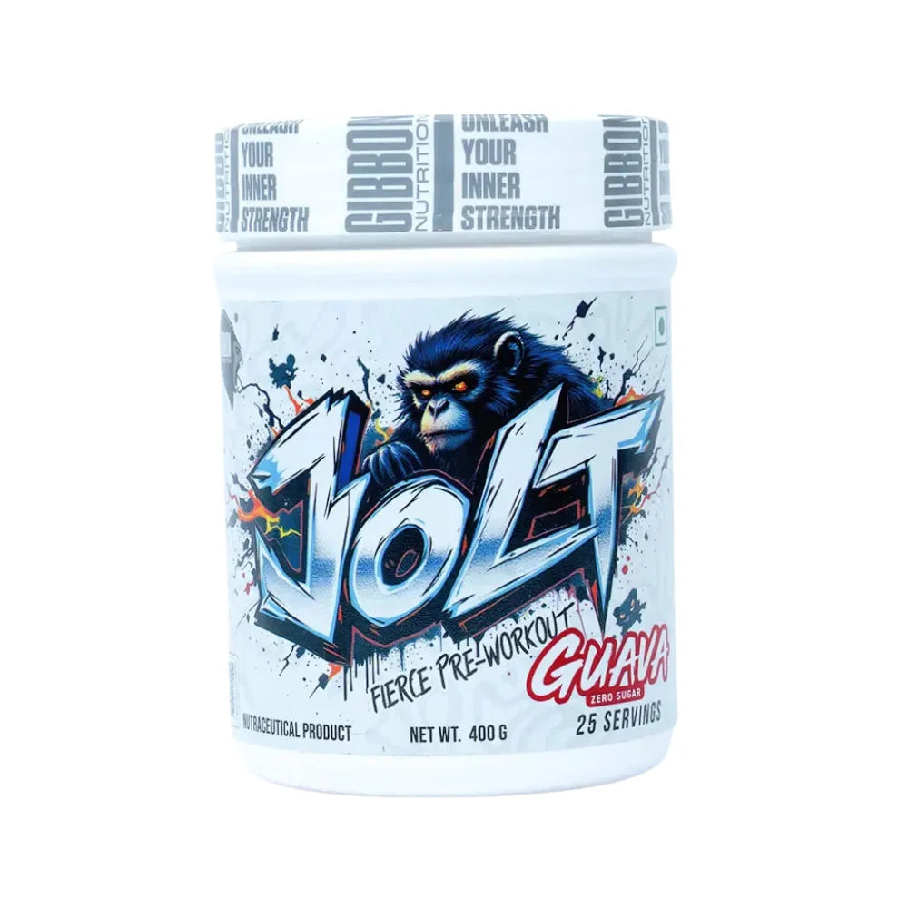 gibbon jolt fierce pre workout guava 400g