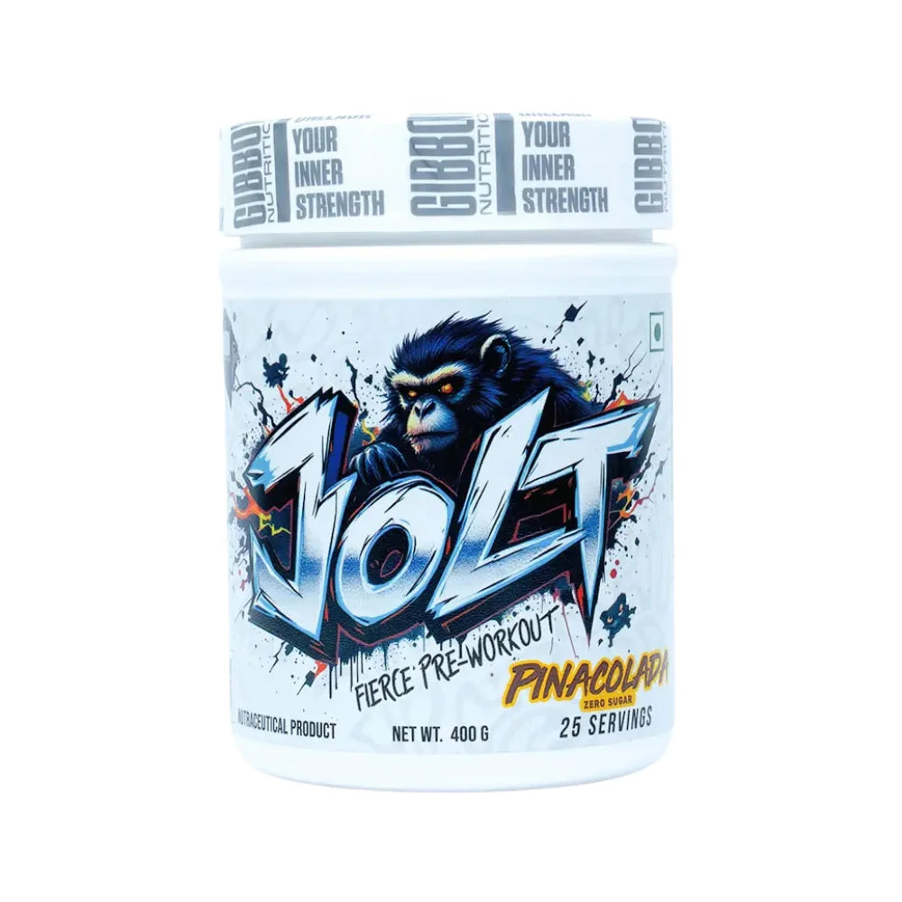 gibbon jolt fierce pre workout pinacolada 400g