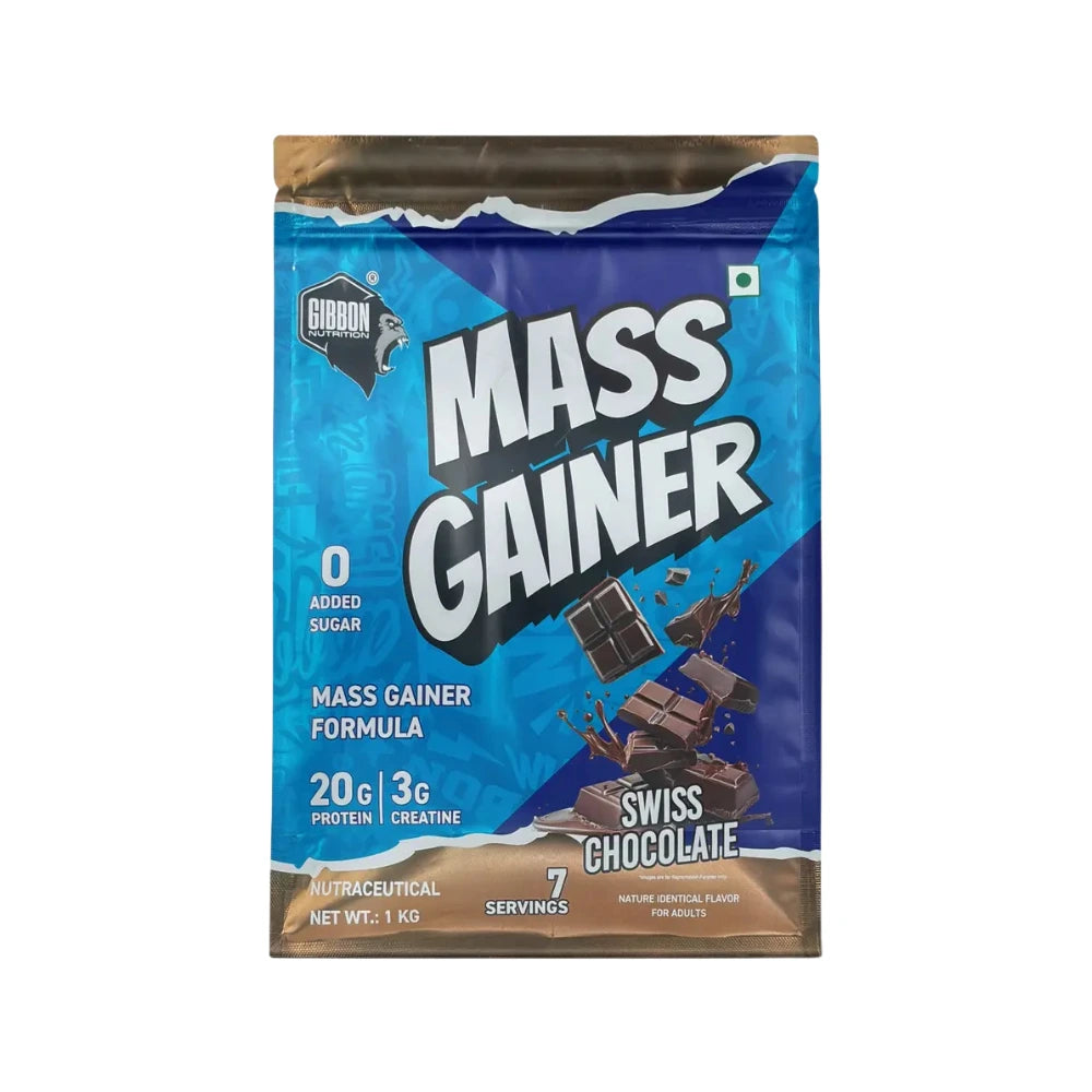 gibbon mass gainer swiss chocolate 1kg