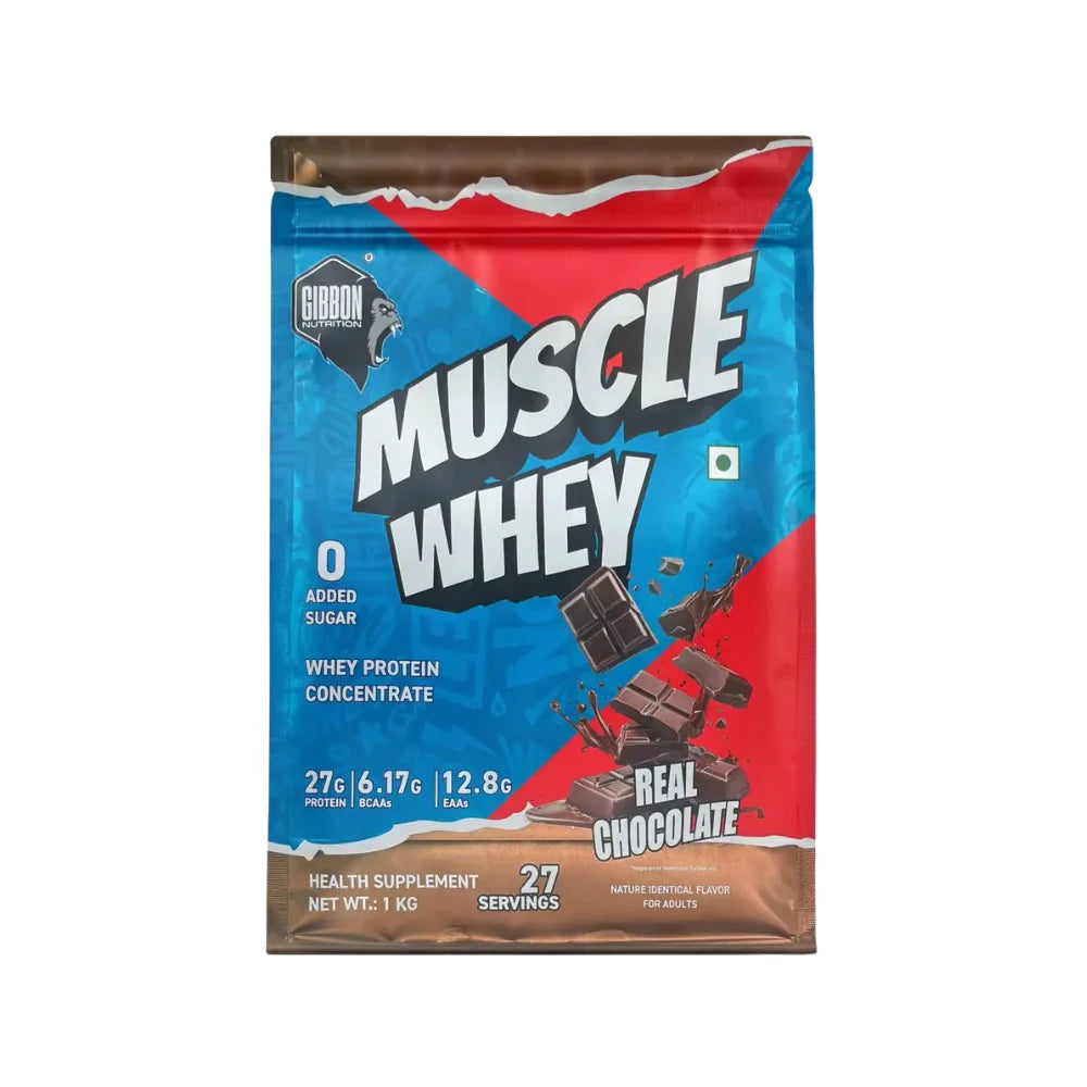 gibbon muscle whey real chocolate 1kg