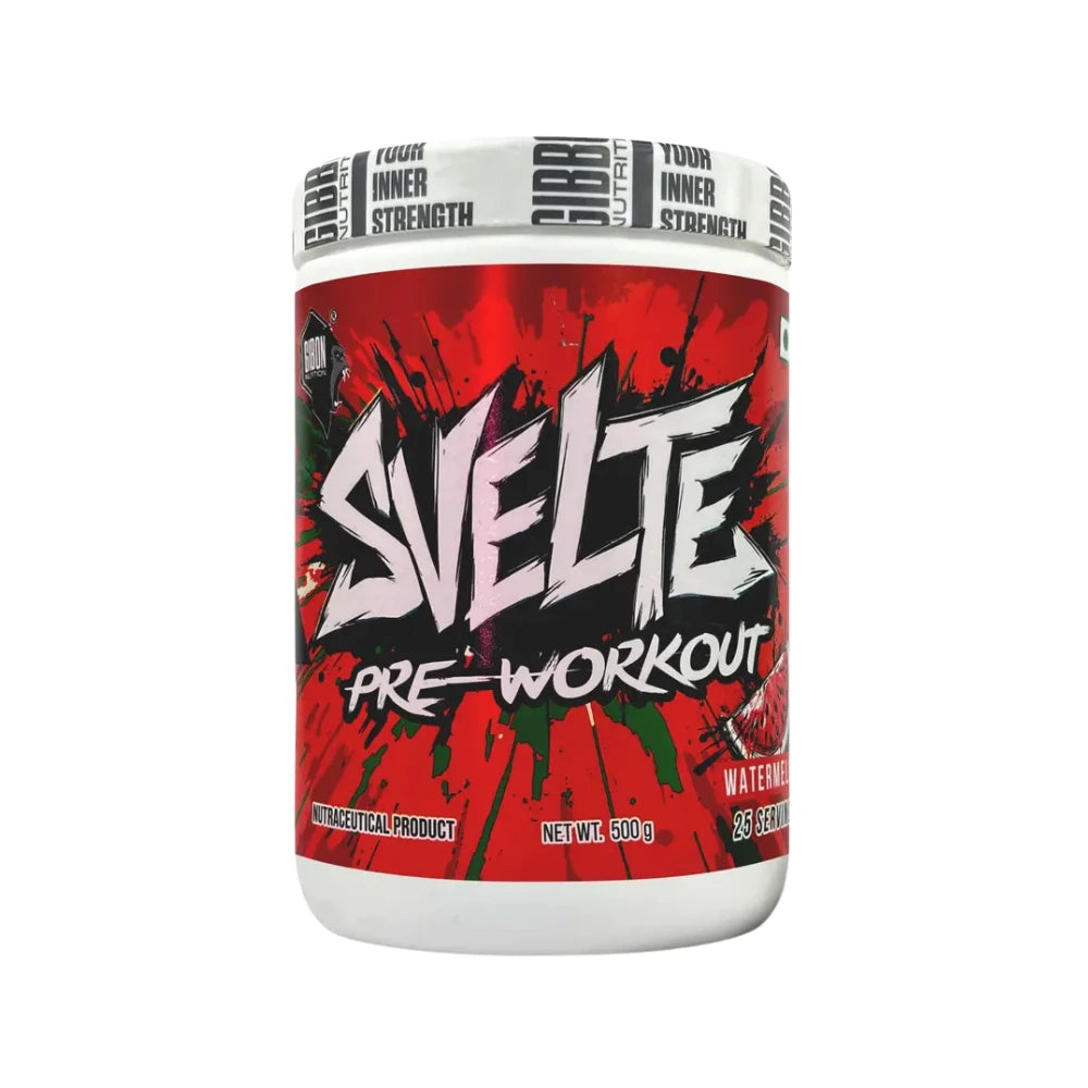gibbon svelte pre workout watermelon 500g