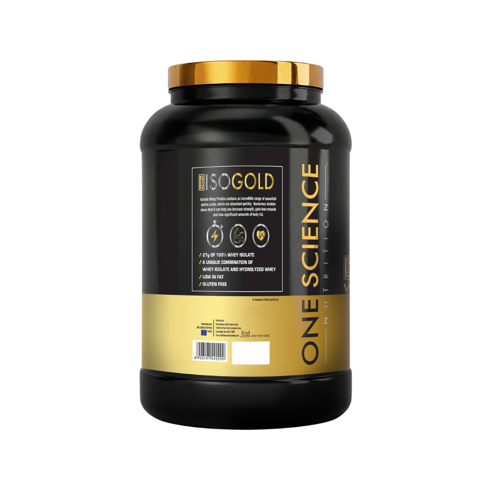 One Science 100% ISO Gold Whey Protein Isolate