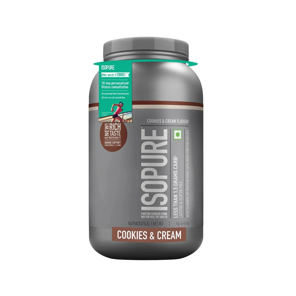 isopure whey protein isolate cookies & cream 2kg