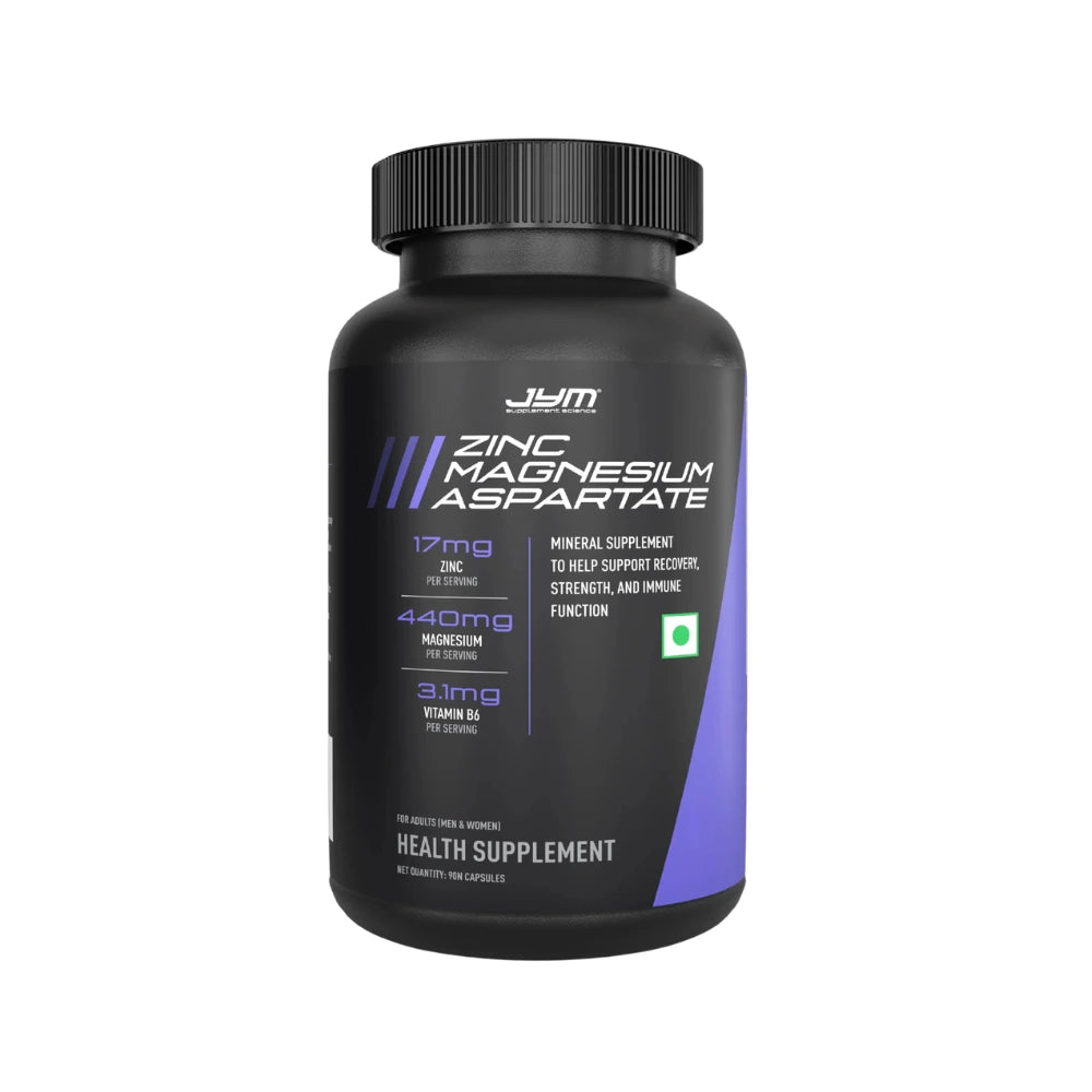 jym zinc magnesium aspartate 90 capsules