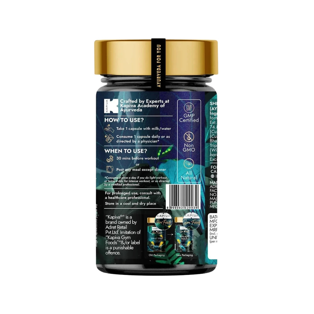 kapiva shilajit gold 60 capsules benefits