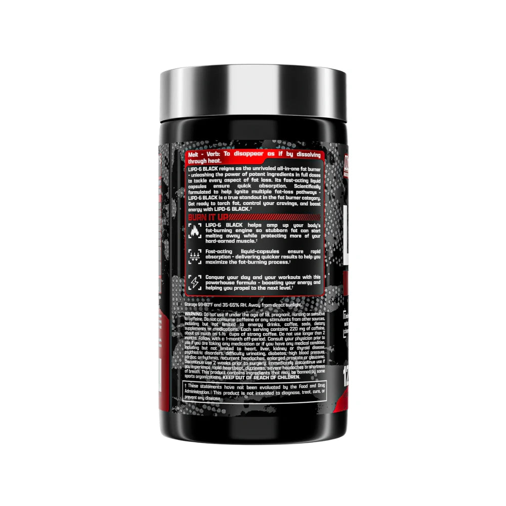 nutrex lipo6 120 capsules benefits