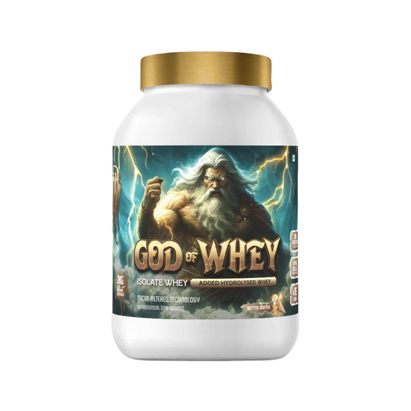 Muscle Harvest God of Whey Isolate Butter Scotch 1kg 