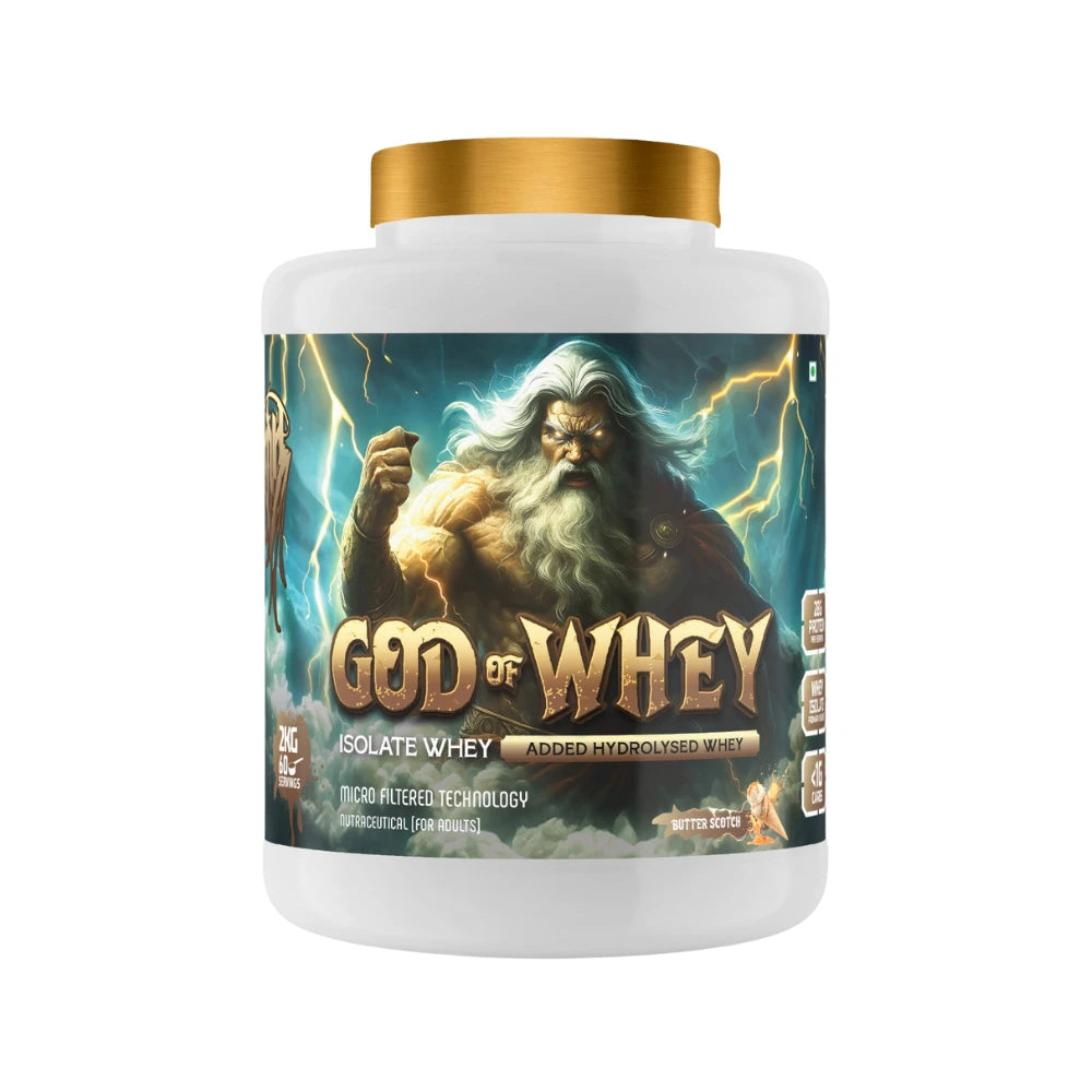 Muscle Harvest God of Whey Isolate Butter Scotch 2kg