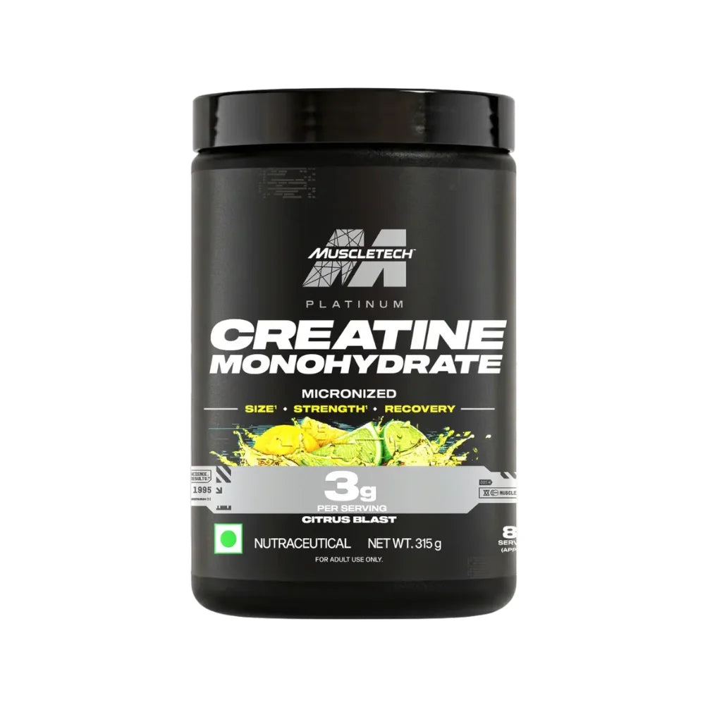 muscletech creatine monohydrate citrus blast 315g