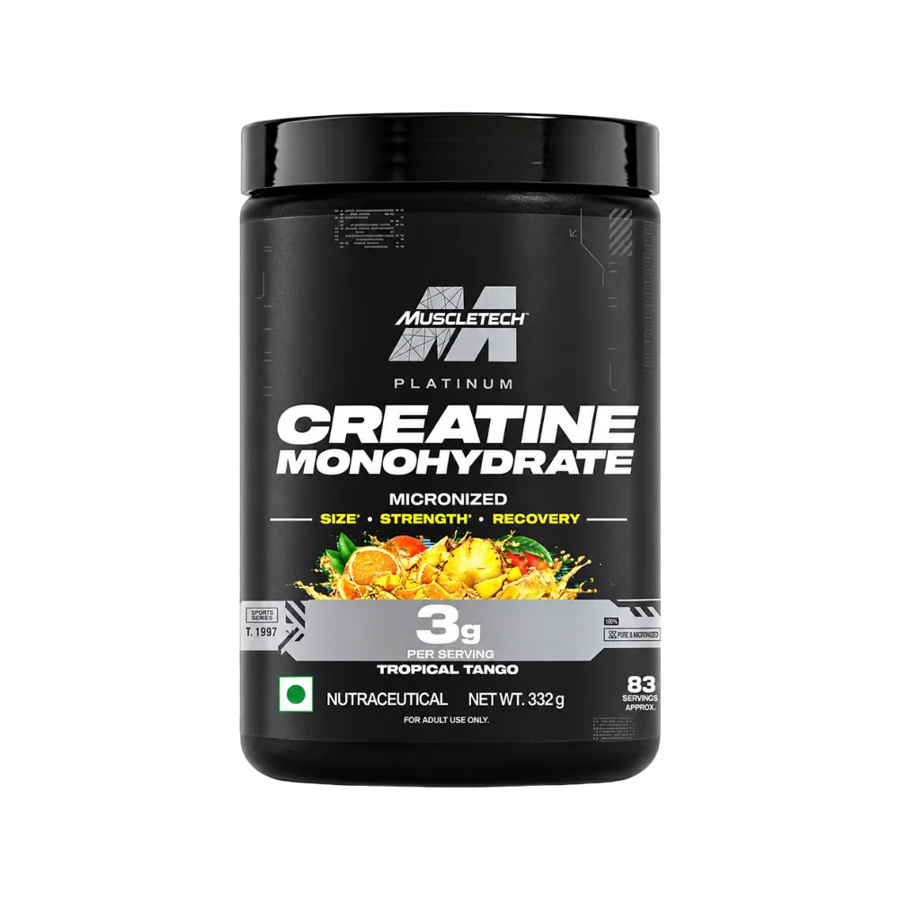 muscletech creatine monohydrate tropical tango 332g