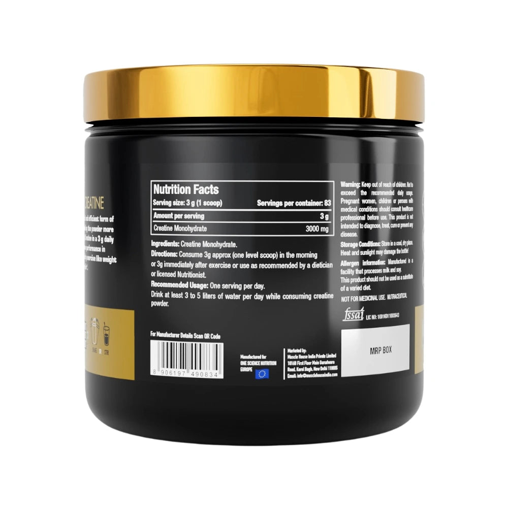 one science creatine nutritional facts