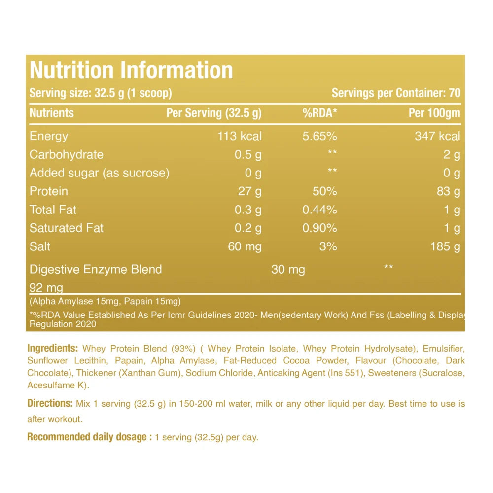 One Science 100% ISO Gold Whey Protein Isolate