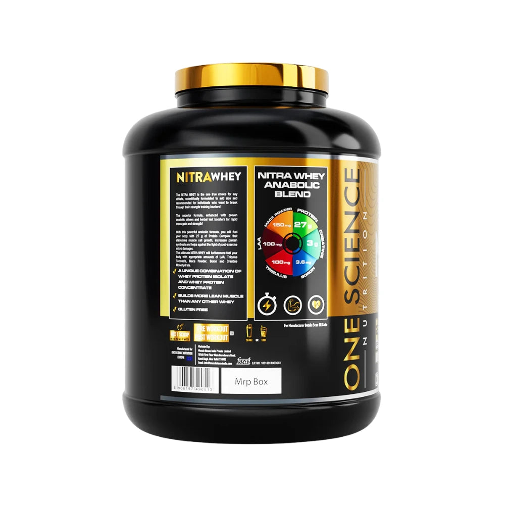 one science nitra whey chocolate brownie benefits