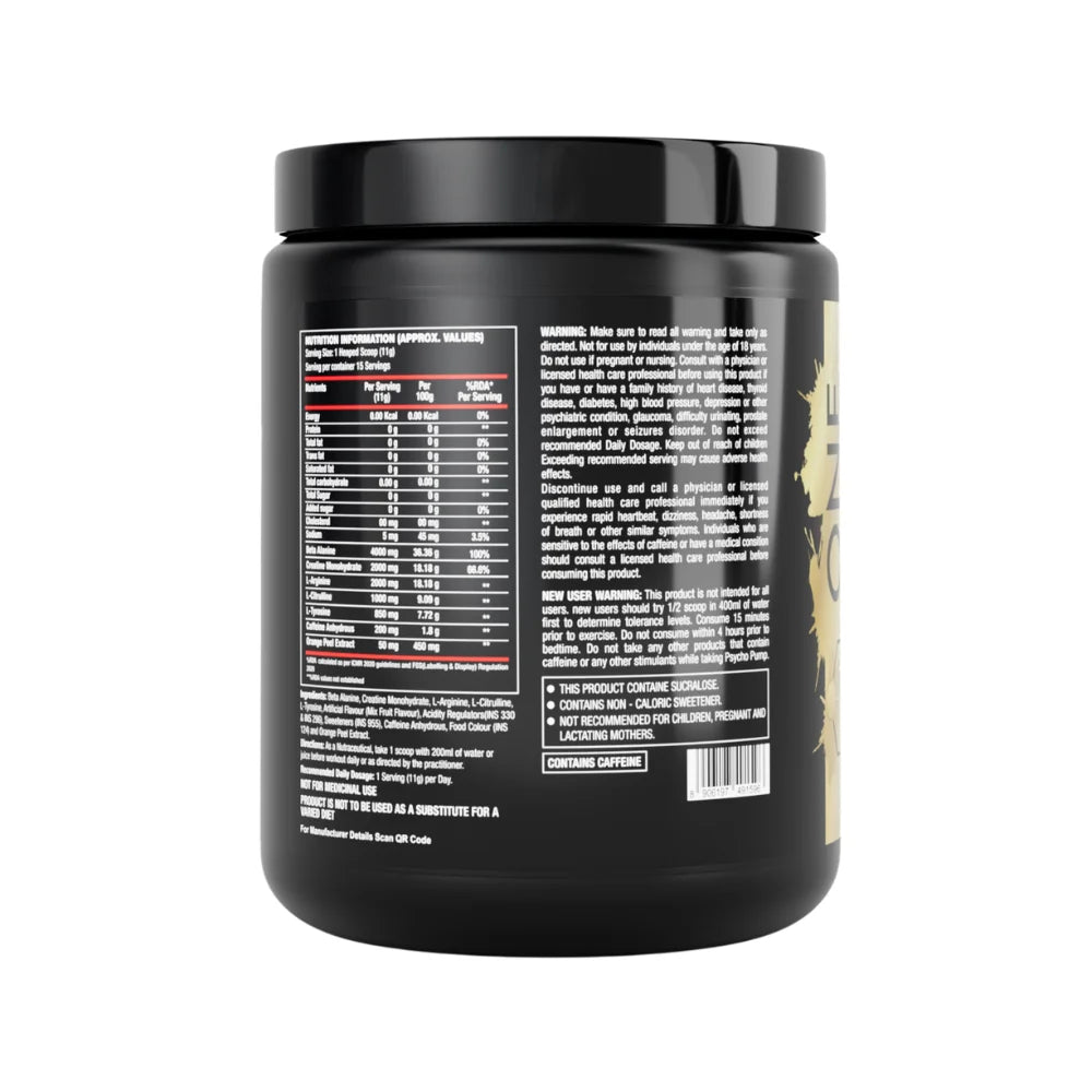 One Science Psycho Pump Pre Workout