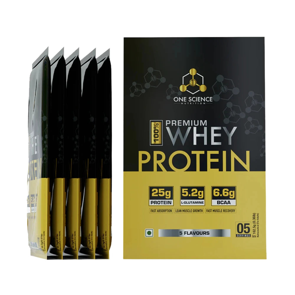 one science premium whey protein 5 servings