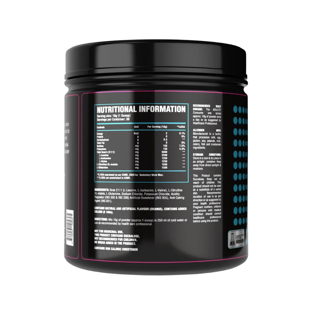 one science advanced bcaa ingredients