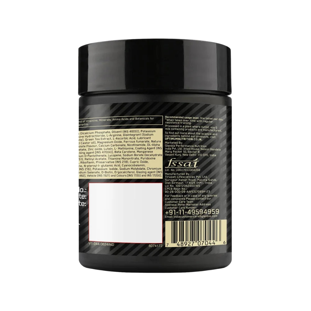 optimum nutrition multivitamin 60 tablets benefits