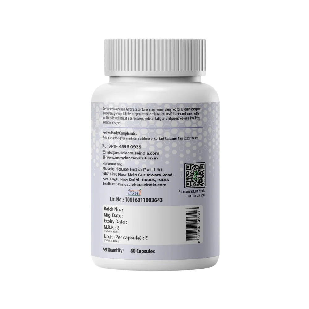 One Science Magnesium Glycinate benefits