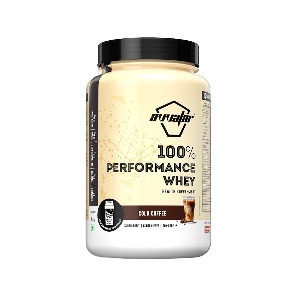 avvatar performance whey cold coffee 1kg