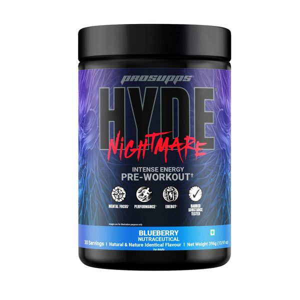 prosupps hyde nightmare pre workout blueberry