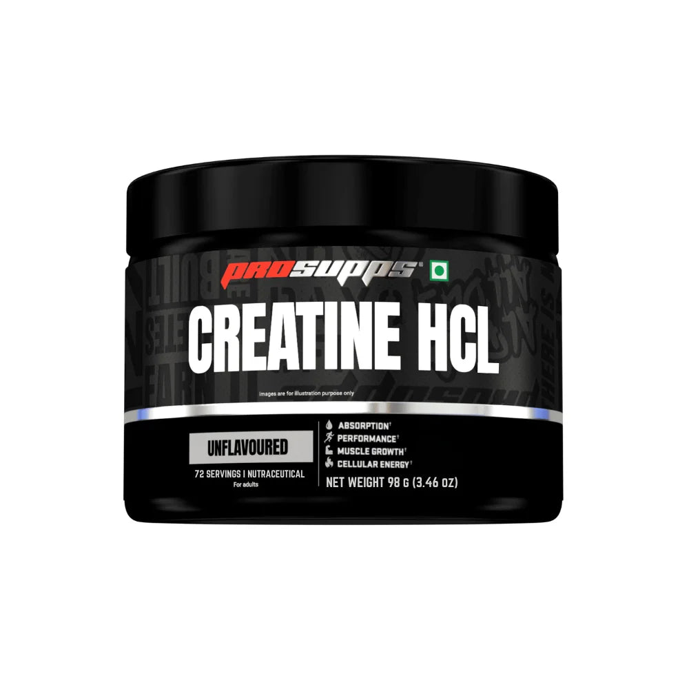 prosupps creatine hcl unflavoured 98g