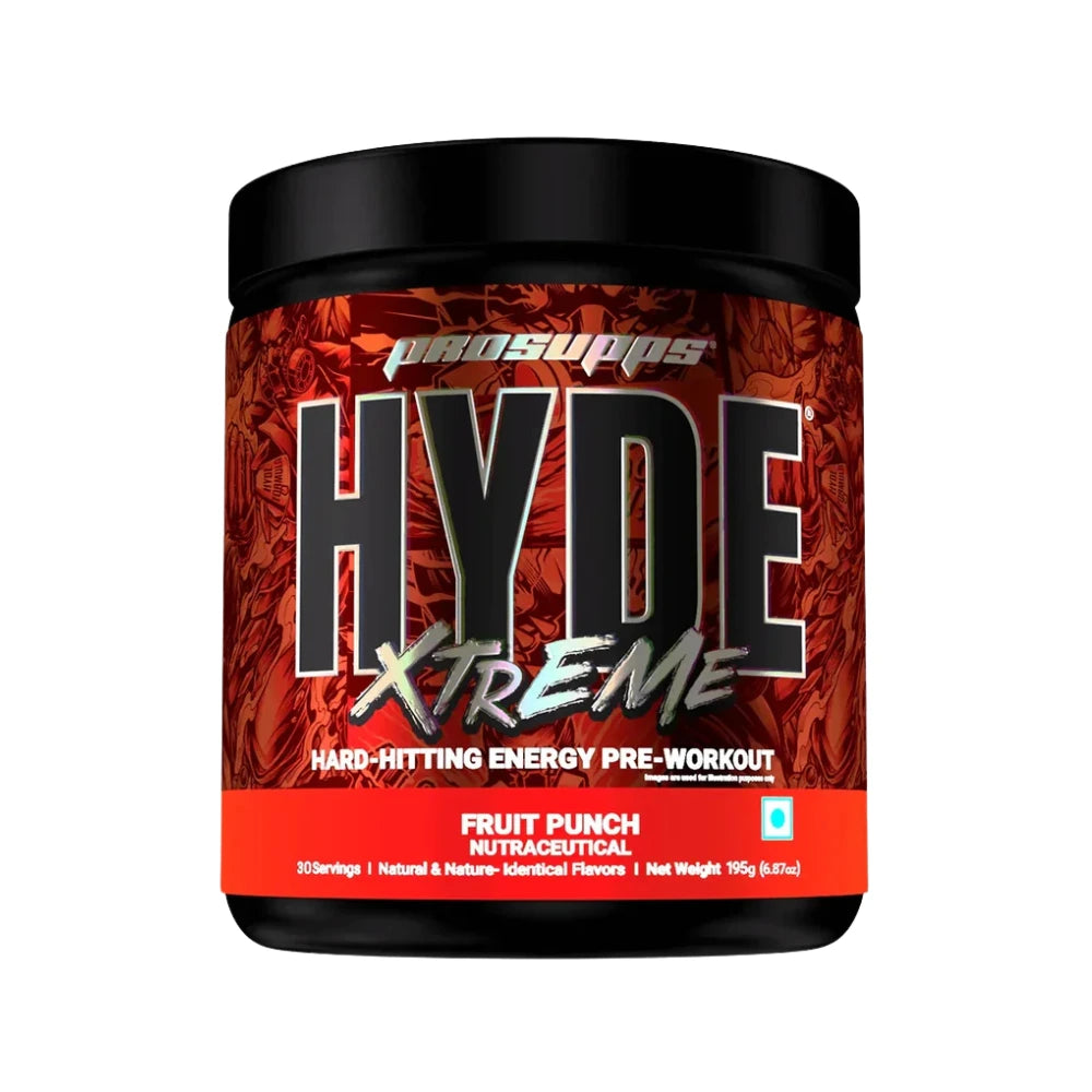 prosupps hyde xtreme fruit punch 195g