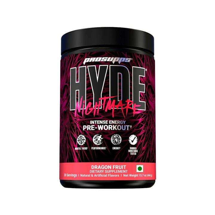 prosupps hyde nightmare pre workout dragon fruit