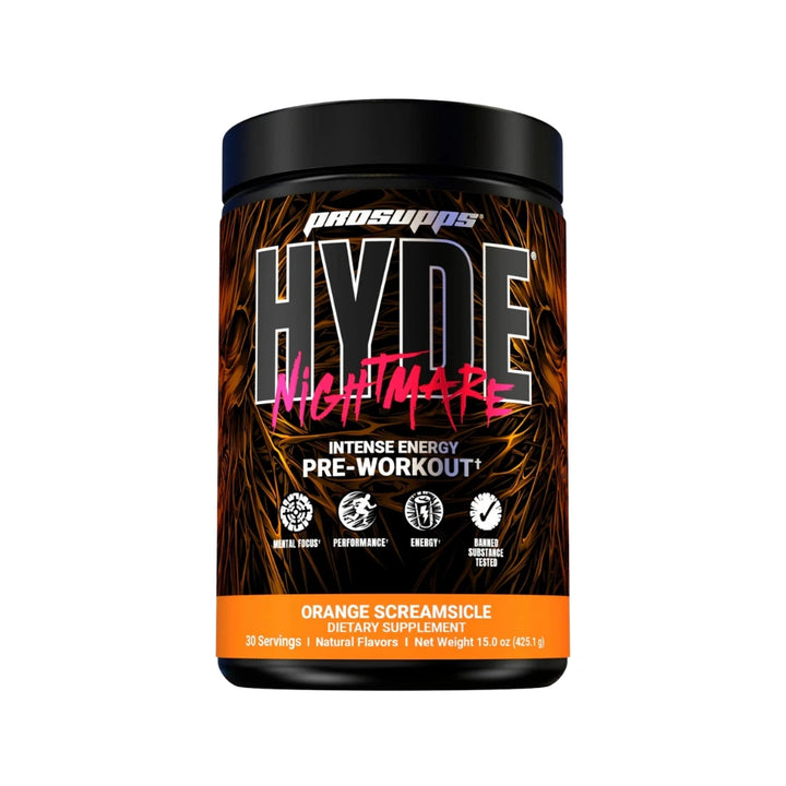 prosupps hyde nightmare pre workout orange screamsicle