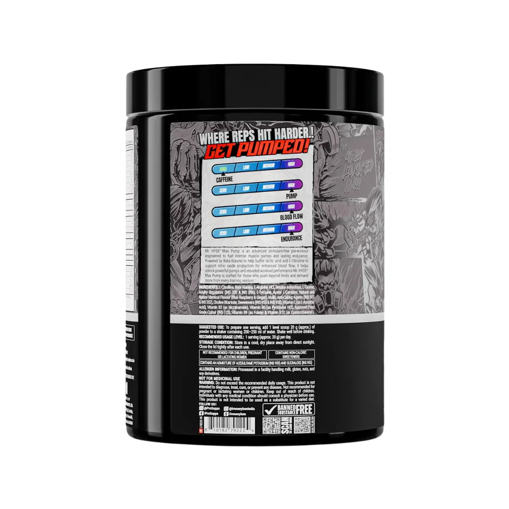 ProSupps Hyde Max Pump Pre Workout Benefits