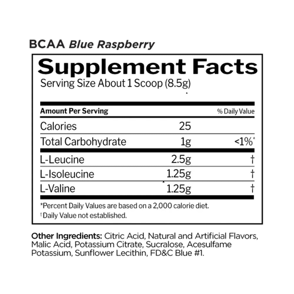 rule one bcaa ingredients