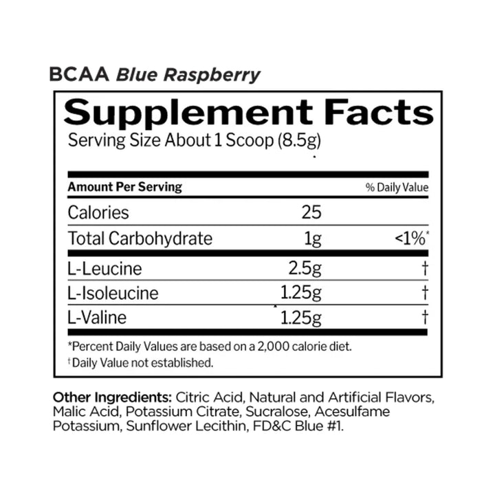 rule one bcaa ingredients