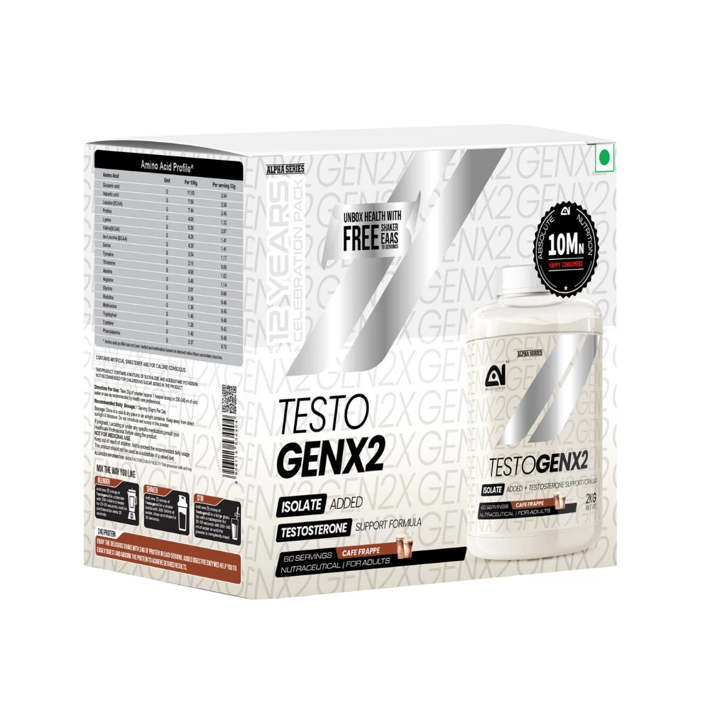 absolute nutrition testogenx2 cafe frapppe