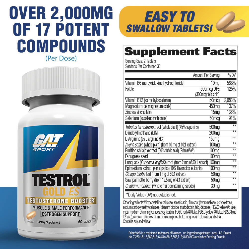 gat testrol gold es ingredients