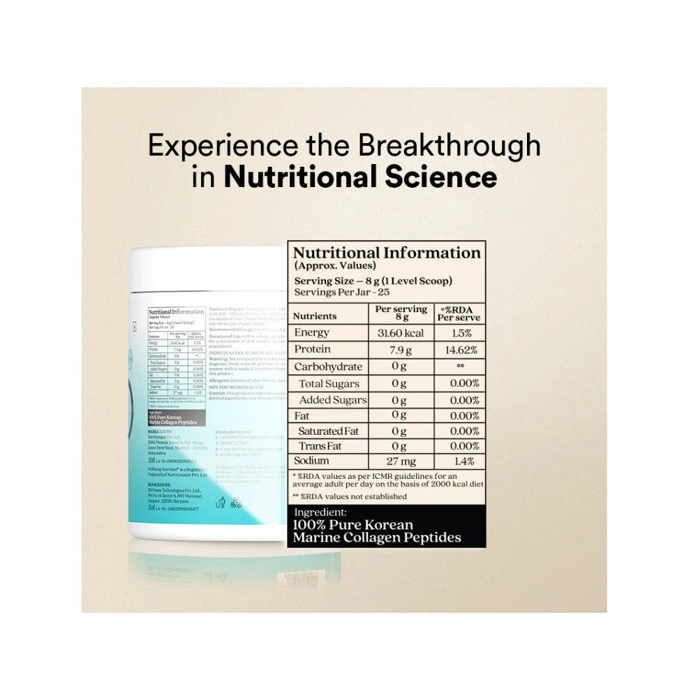 Wellbeing Nutrition Marine Collagen Peptides