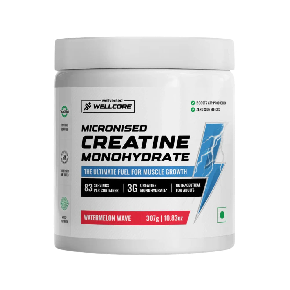 wellcore micronised creatine monohydrate watermelon wave 83 servings 