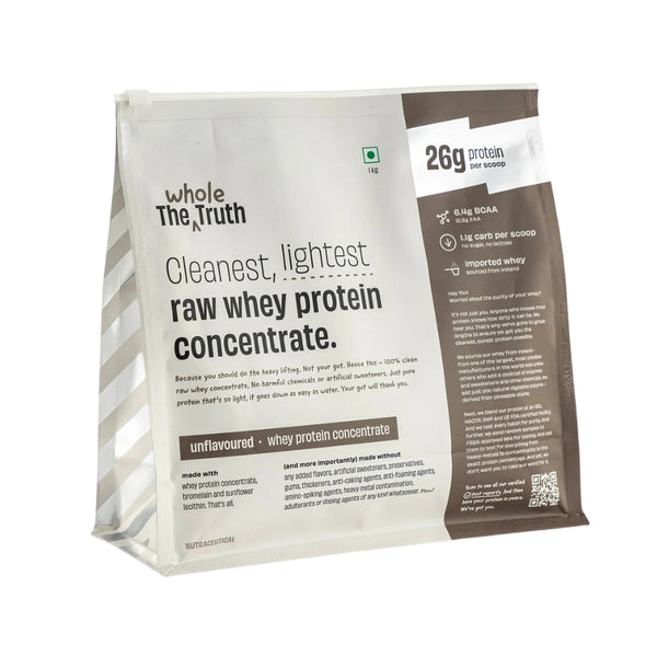 The whole truth raw whey protein concentrate unflavoured