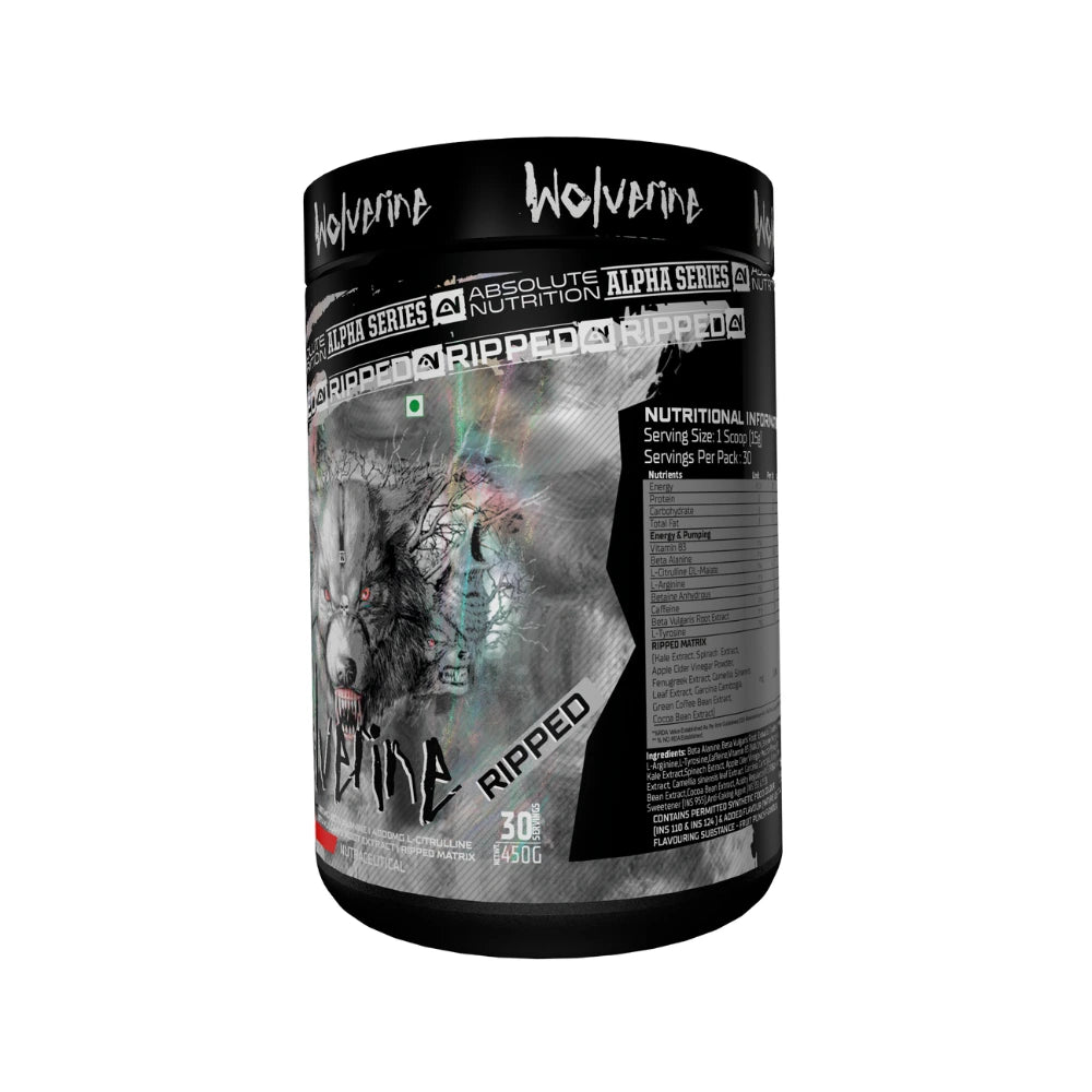 Absolute Nutrition Wolverine Ripped Pre Workout